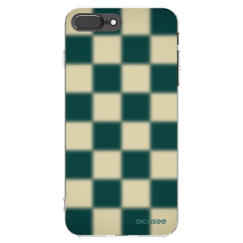 Picasee Apple iPhone 7 Plus Hülle - Transparentes Silikon - Shadow Chess