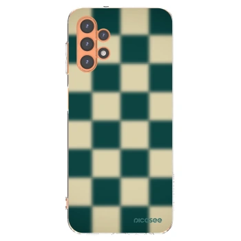 Picasee Samsung Galaxy A13 4G A135 Hülle - Transparentes Silikon - Shadow Chess