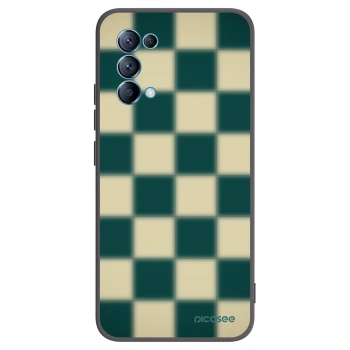 Picasee OPPO Reno 5 5G Hülle - Schwarzes Silikon - Shadow Chess