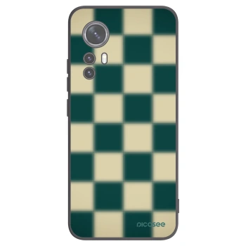 Picasee Xiaomi 12X Hülle - Schwarzes Silikon - Shadow Chess