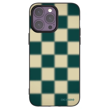 Picasee Apple iPhone 14 Pro Max Hülle - Schwarzes Silikon - Shadow Chess