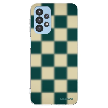 Picasee Samsung Galaxy A23 A235F 4G Hülle - Transparentes Silikon - Shadow Chess
