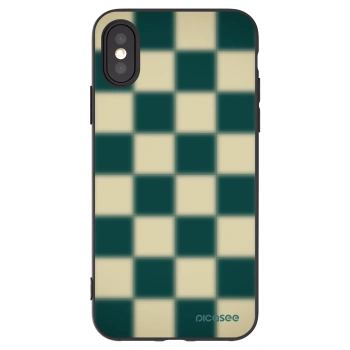 Picasee Apple iPhone X/XS Hülle - Schwarzes Silikon - Shadow Chess