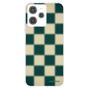 Picasee Xiaomi Redmi 12 4G Hülle - Transparentes Silikon - Shadow Chess