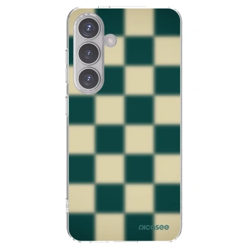 Picasee Samsung Galaxy S24 S921B 5G Hülle - Transparentes Silikon - Shadow Chess