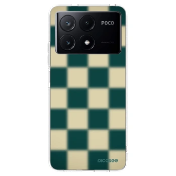 Picasee Xiaomi Poco X6 Pro Hülle - Transparentes Silikon - Shadow Chess