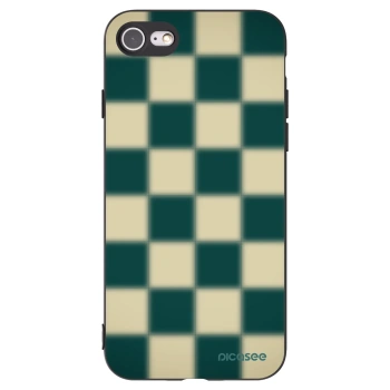 Picasee Apple iPhone 8 Hülle - Schwarzes Silikon - Shadow Chess