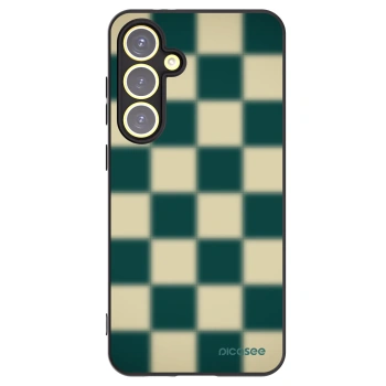 Picasee Samsung Galaxy S24 FE S721B Hülle - Schwarzes Silikon - Shadow Chess