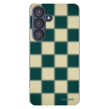 Picasee Samsung Galaxy S25 5G Hülle - Transparentes Silikon - Shadow Chess