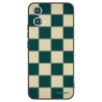 Picasee Motorola Moto G34 5G Hülle - Schwarzes Silikon - Shadow Chess