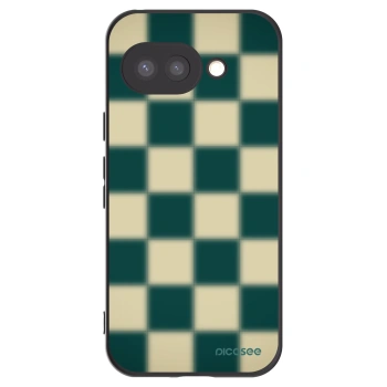 Picasee Google Pixel 9a Hülle - Schwarzes Silikon - Shadow Chess