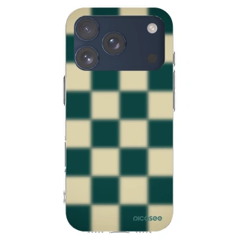 Picasee Apple iPhone 17 Pro Hülle - Transparentes Silikon - Shadow Chess