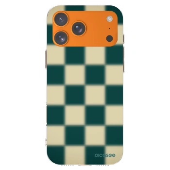 Picasee Apple iPhone 17 Pro Max Hülle - Transparentes Silikon - Shadow Chess