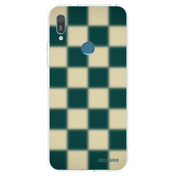 Picasee Huawei Y6 2019 Hülle - Transparentes Silikon - Shadow Chess