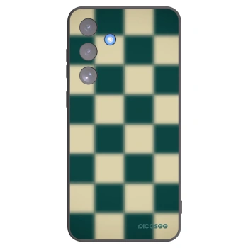 Picasee Samsung Galaxy S25 FE 5G Hülle - Schwarzes Silikon - Shadow Chess