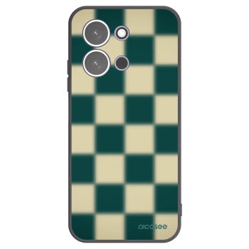 Picasee Xiaomi Redmi 15C 5G Hülle - Schwarzes Silikon - Shadow Chess