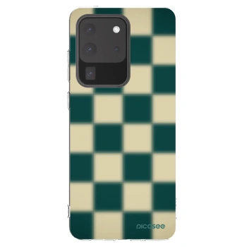 Picasee Samsung Galaxy S20 Ultra 5G G988F Hülle - Transparentes Silikon - Shadow Chess