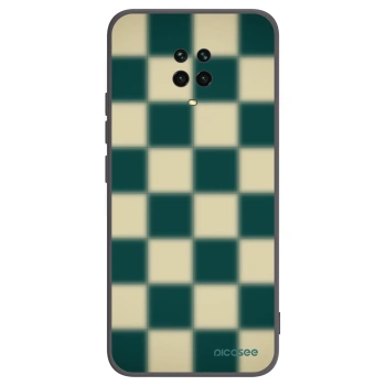 Picasee Xiaomi Redmi Note 9S Hülle - Schwarzes Silikon - Shadow Chess