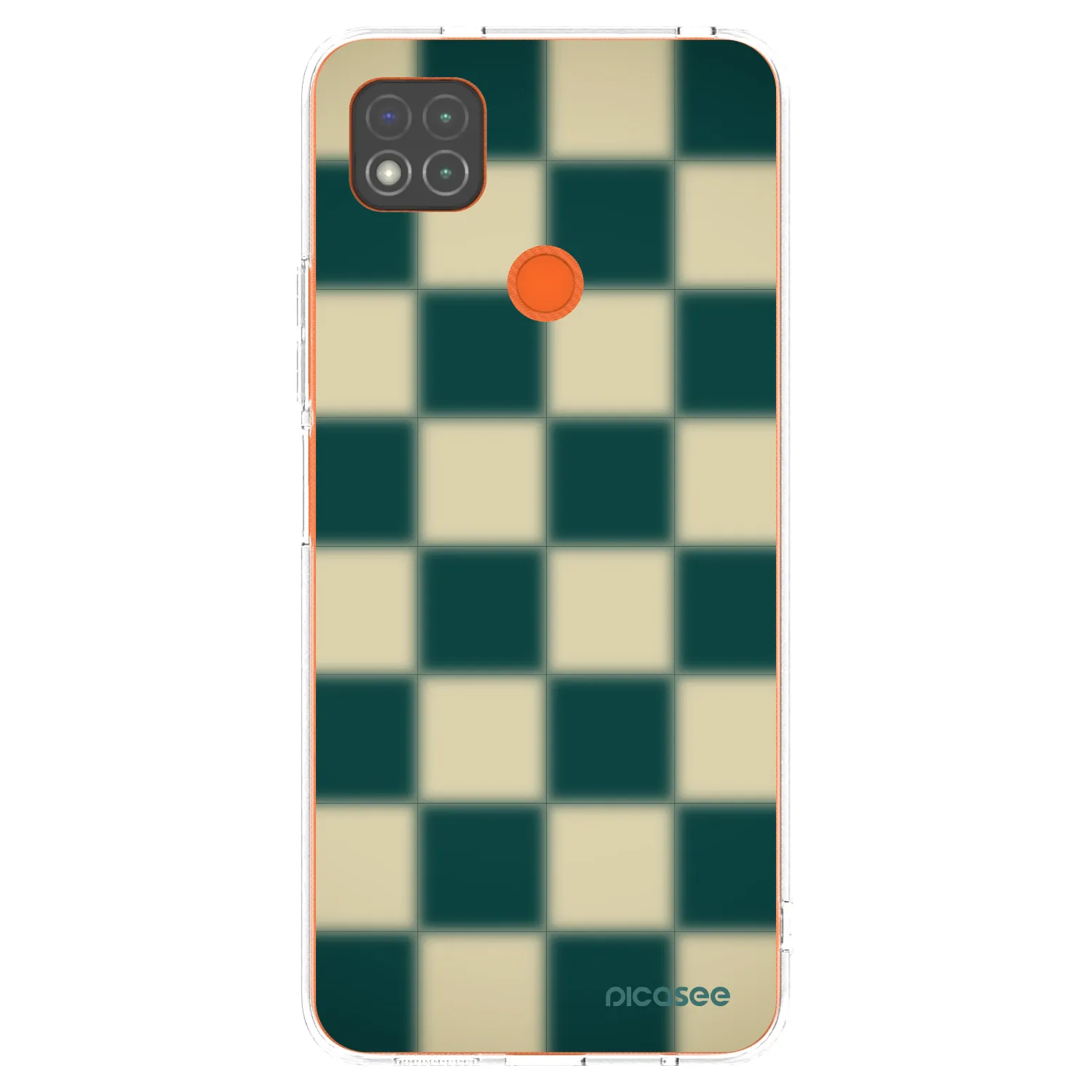 Picasee Xiaomi Redmi 9C Hülle - Transparentes Silikon - Shadow Chess
