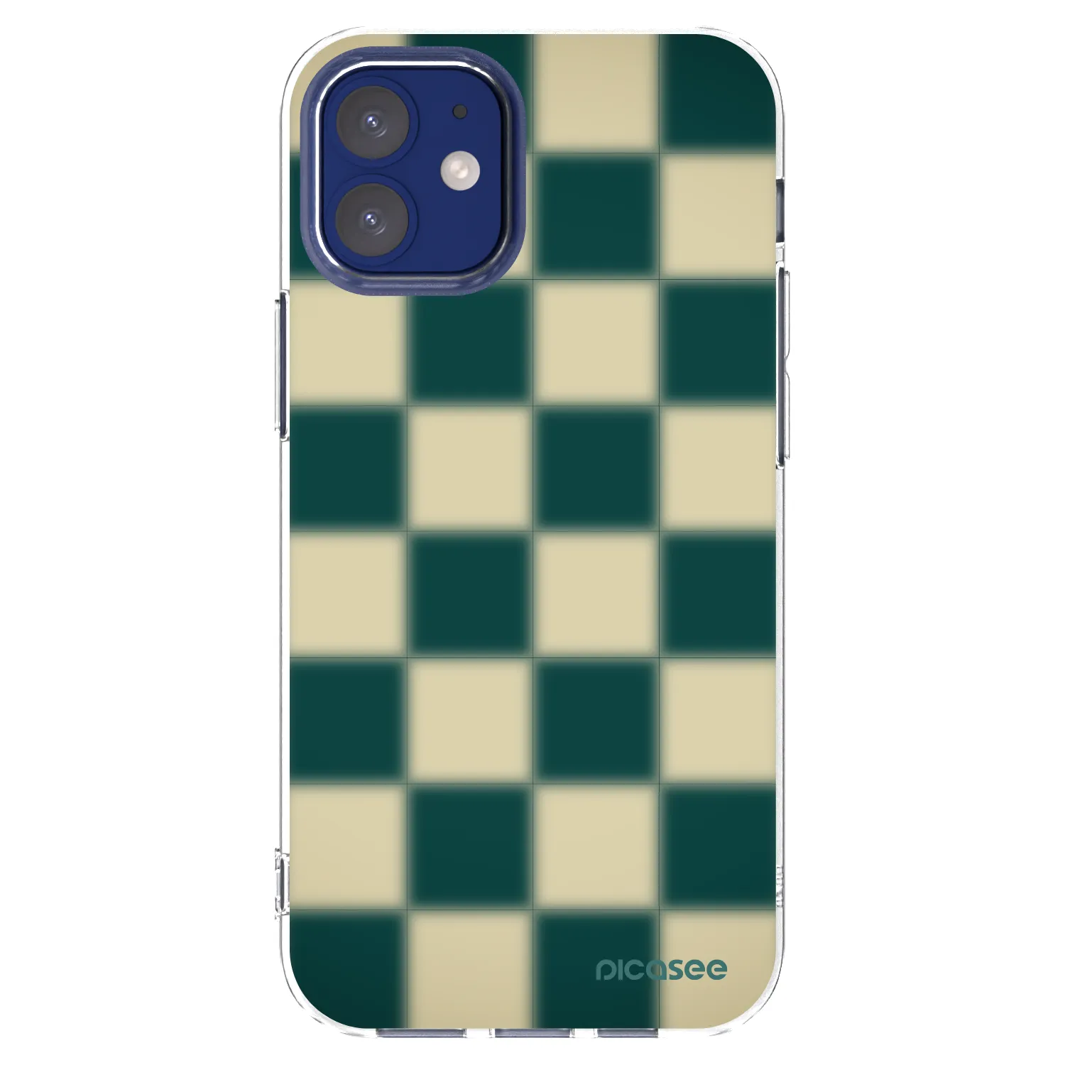Picasee Apple iPhone 12 mini Hülle - Transparentes Silikon - Shadow Chess