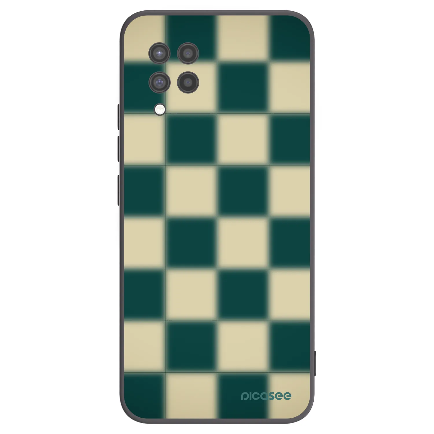 Picasee Samsung Galaxy A42 A426B Hülle - Schwarzes Silikon - Shadow Chess
