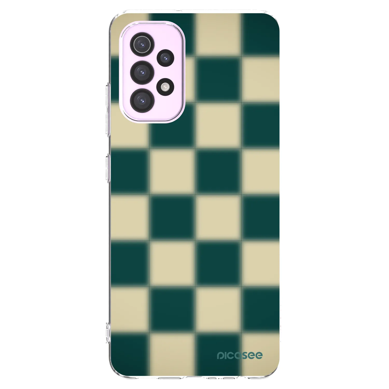 Picasee Samsung Galaxy A32 5G A326B Hülle - Transparentes Silikon - Shadow Chess