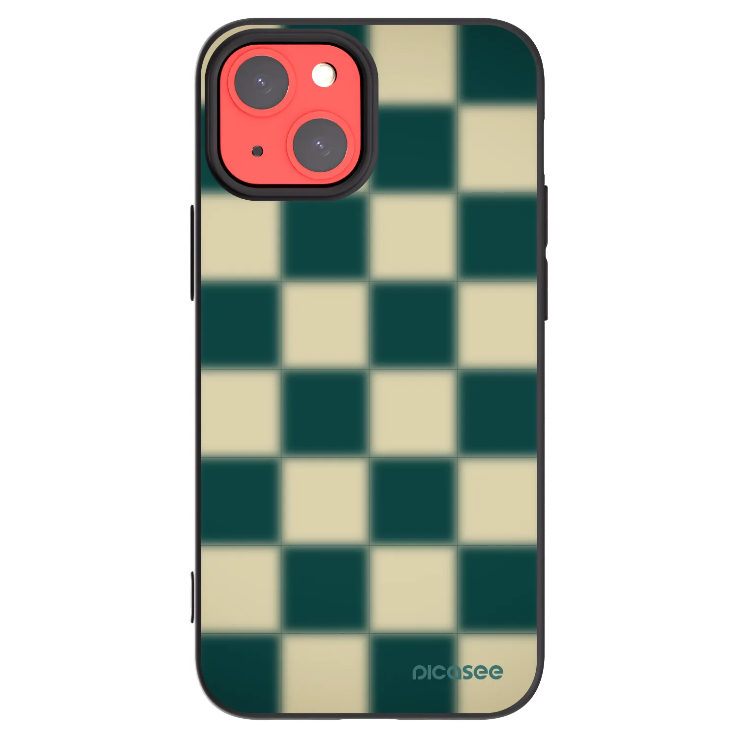 Picasee Apple iPhone 13 mini Hülle - Schwarzes Silikon - Shadow Chess