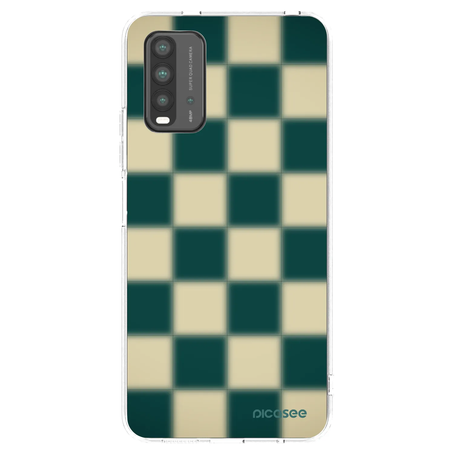 Picasee Xiaomi Redmi 9T Hülle - Schwarzes Silikon - Shadow Chess