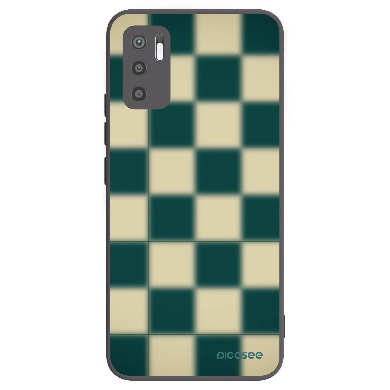 Picasee Xiaomi Redmi Note 10 5G Hülle - Schwarzes Silikon - Shadow Chess