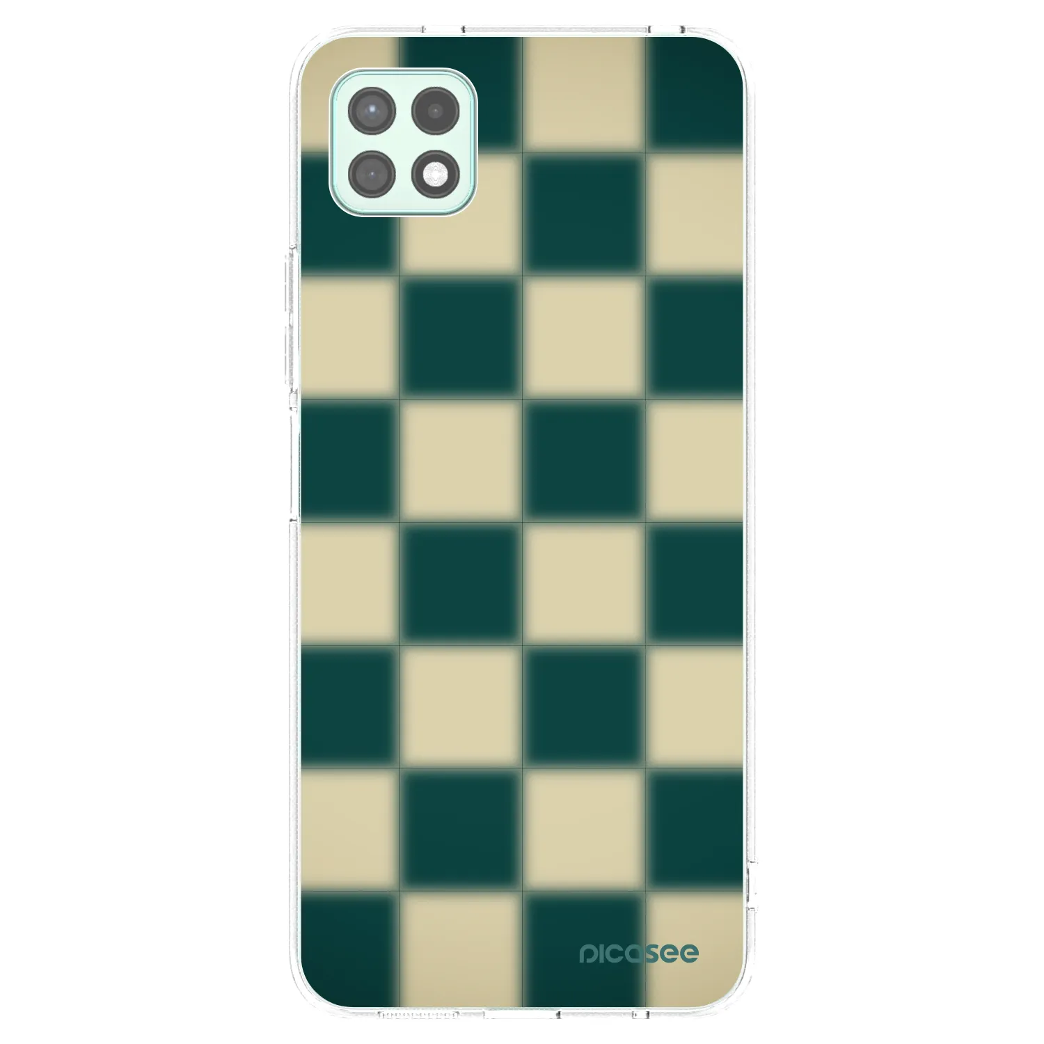 Picasee Samsung Galaxy A22 A226B 5G Hülle - Transparentes Silikon - Shadow Chess