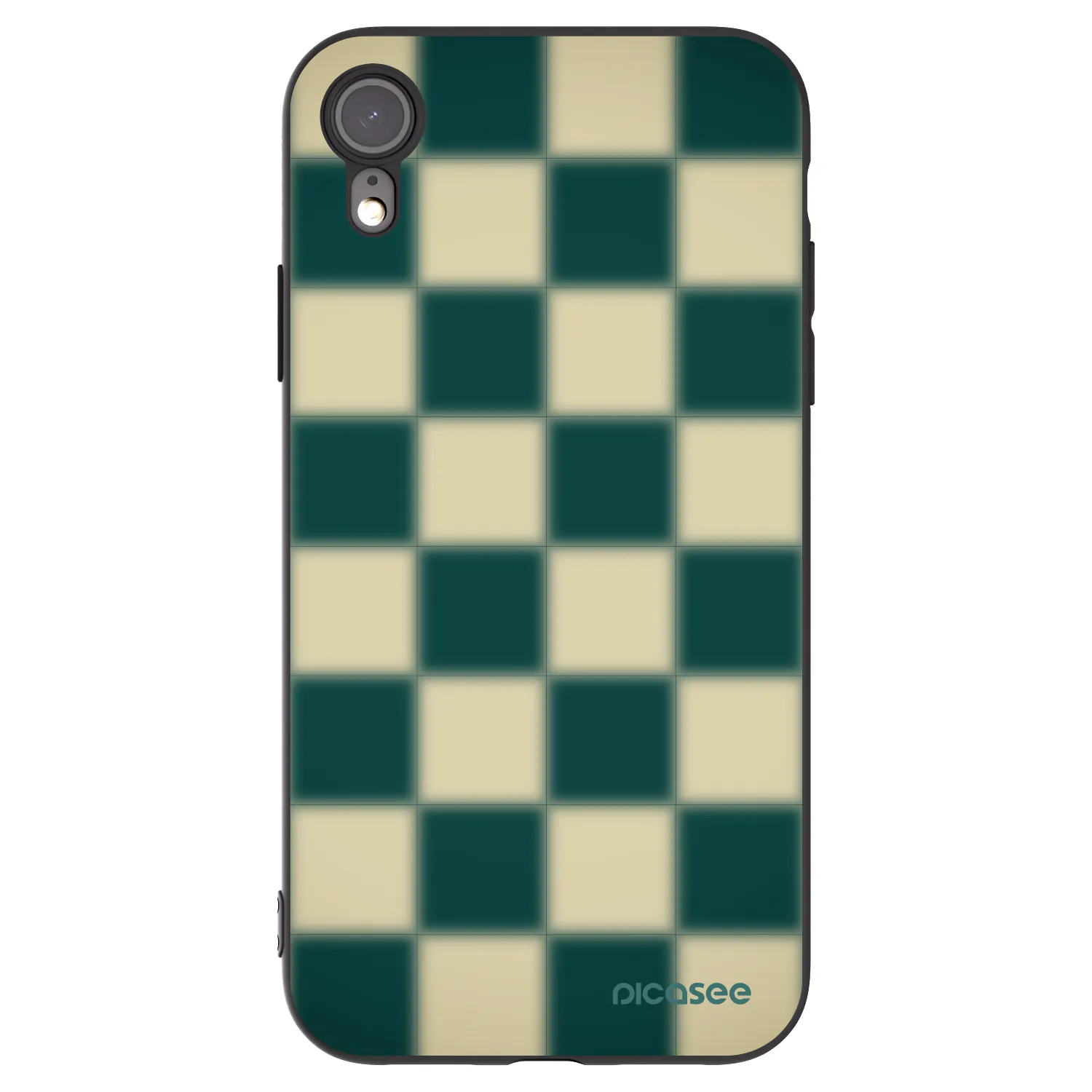 Picasee Apple iPhone XR Hülle - Schwarzes Silikon - Shadow Chess