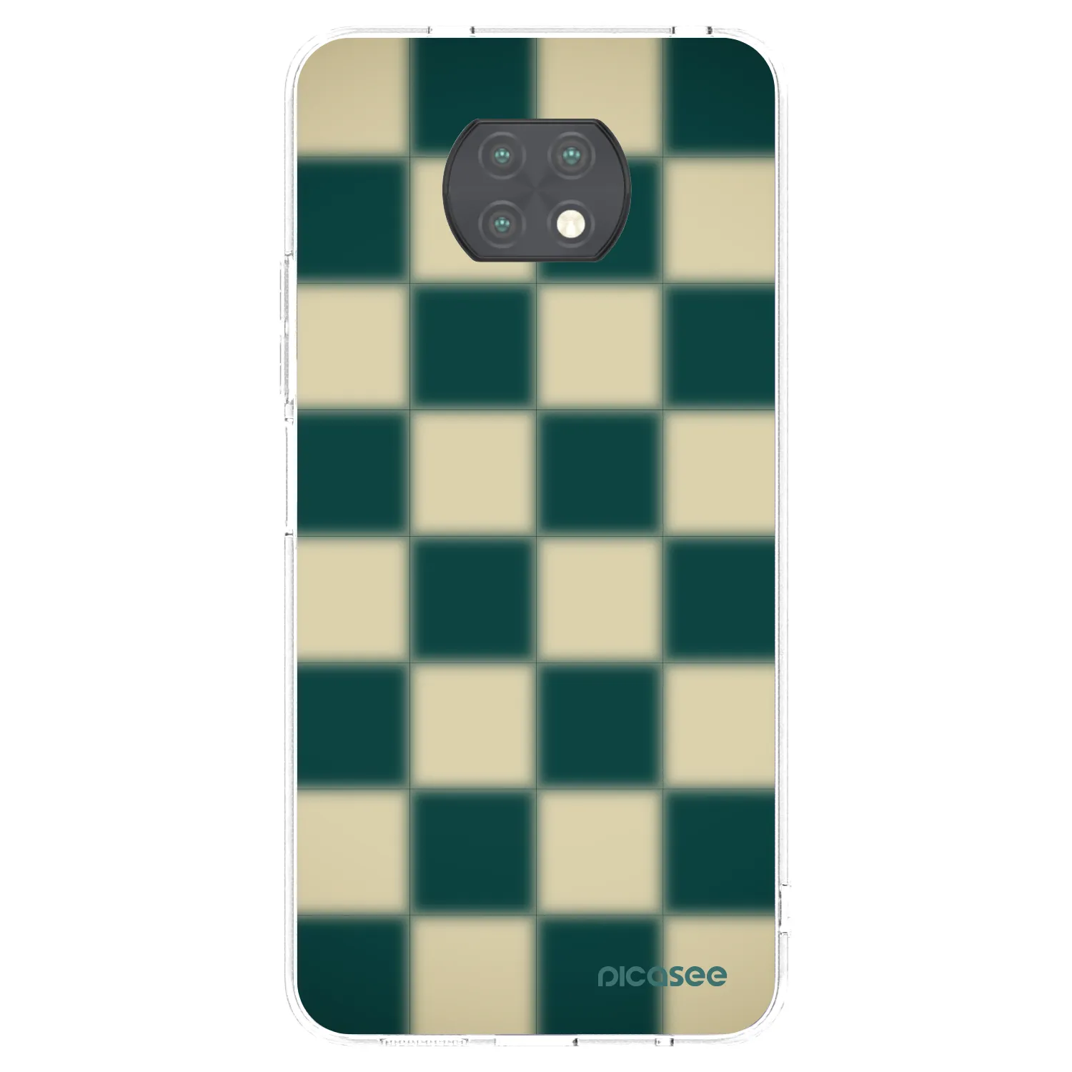 Picasee Xiaomi Redmi Note 9T Hülle - Transparentes Silikon - Shadow Chess