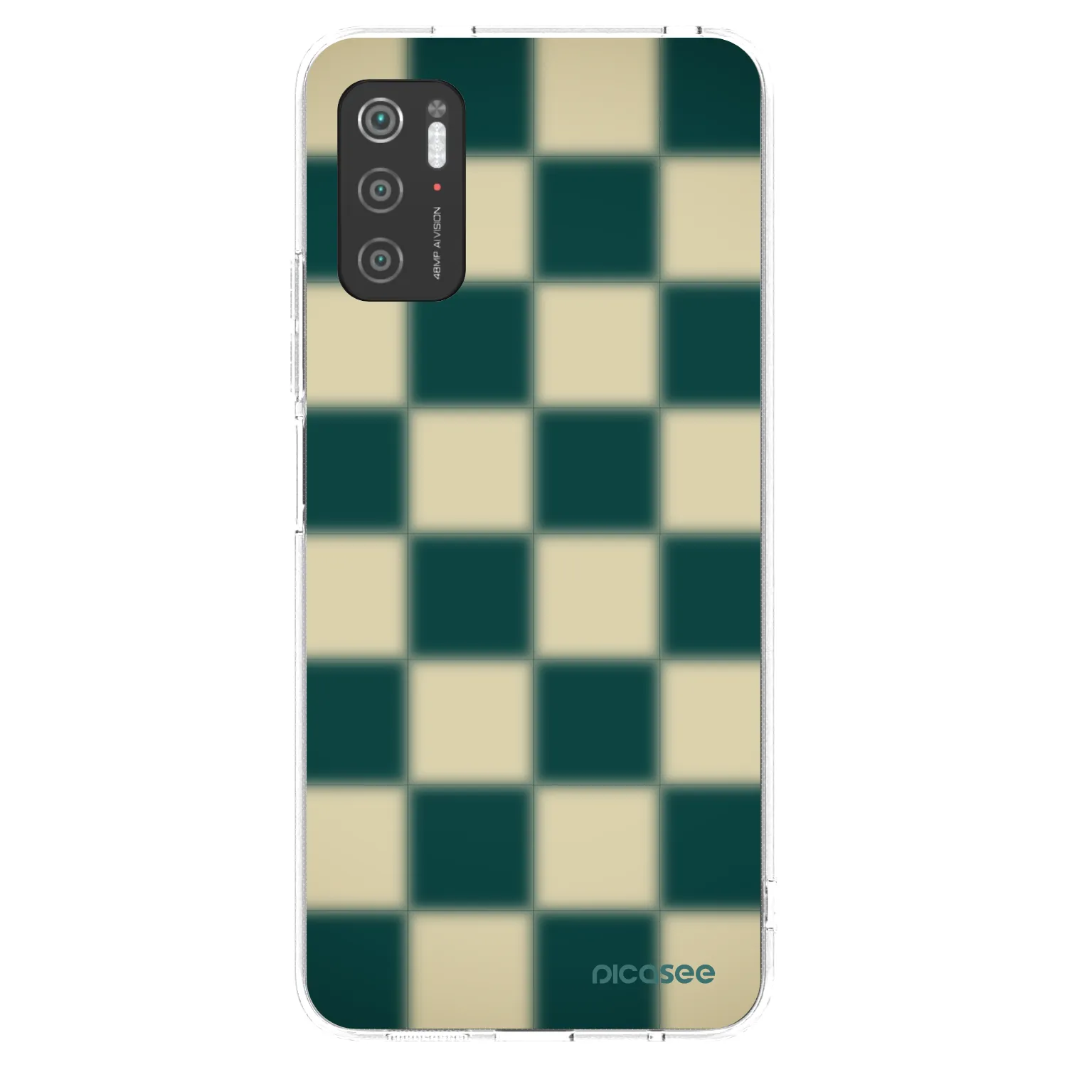 Picasee Xiaomi Poco M3 Pro 5G Hülle - Transparentes Silikon - Shadow Chess