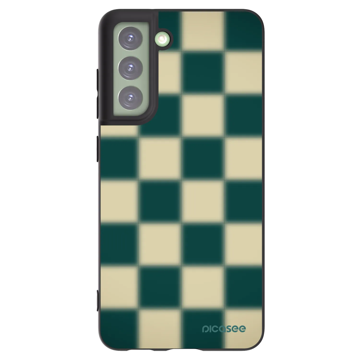 Picasee Samsung Galaxy S21 FE 5G Hülle - Schwarzes Silikon - Shadow Chess