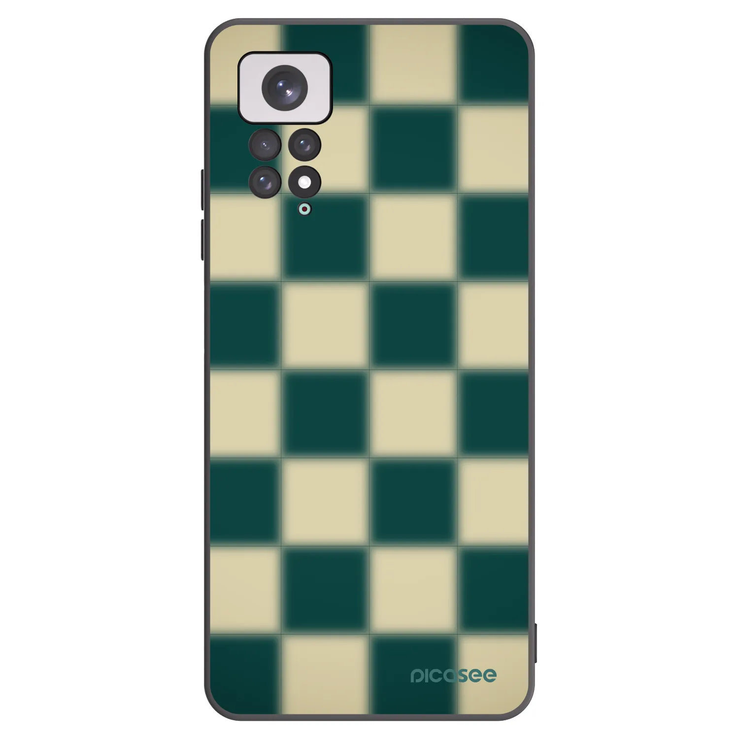 Picasee Xiaomi Redmi Note 11 Hülle - Schwarzes Silikon - Shadow Chess