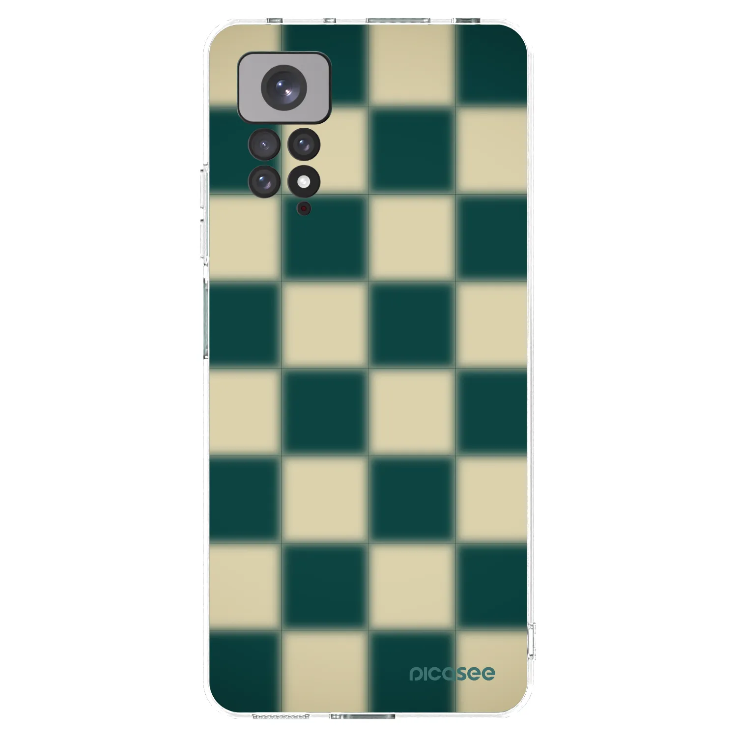 Picasee Xiaomi Redmi Note 11 Hülle - Transparentes Silikon - Shadow Chess