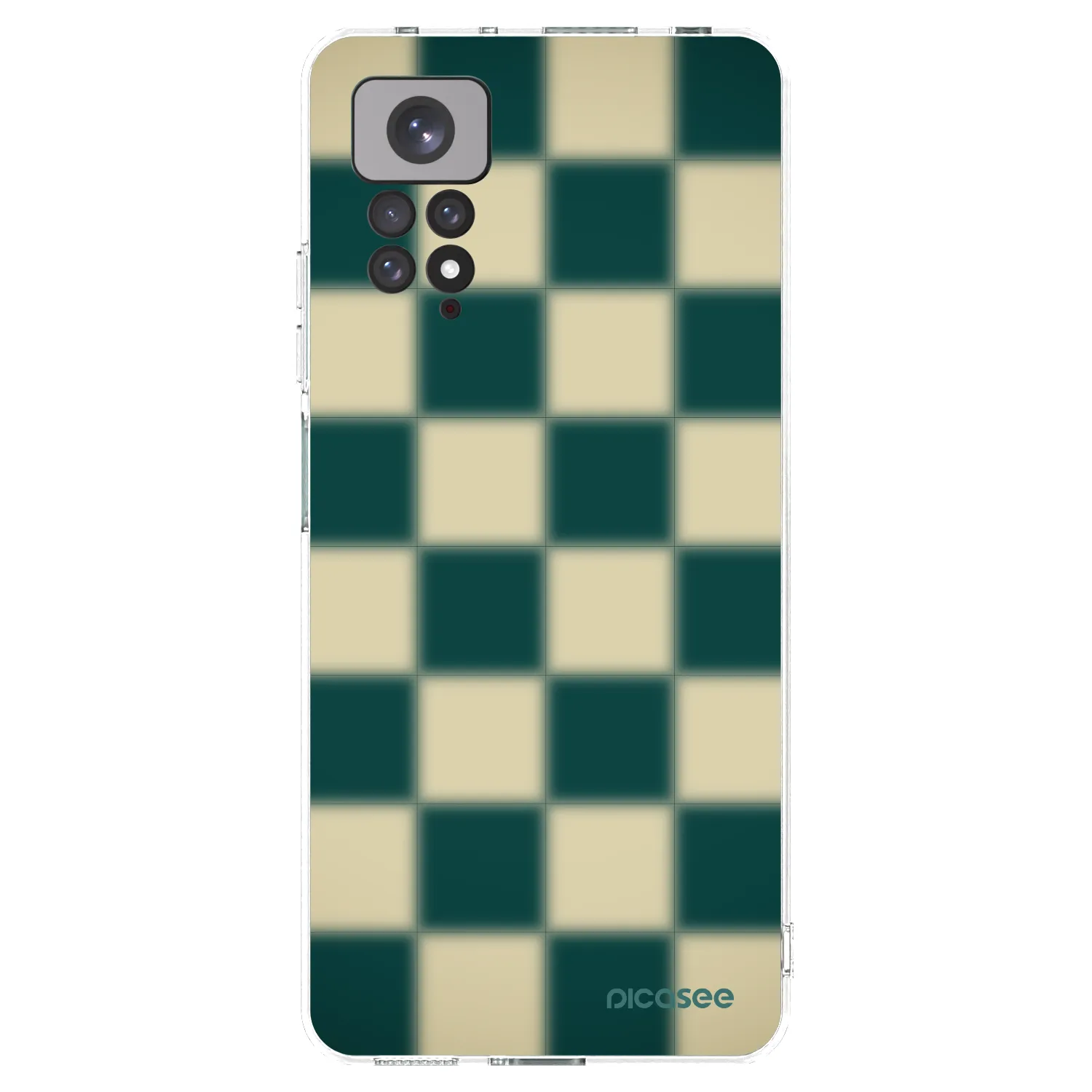Picasee Xiaomi Redmi Note 11S 4G Hülle - Transparentes Silikon - Shadow Chess