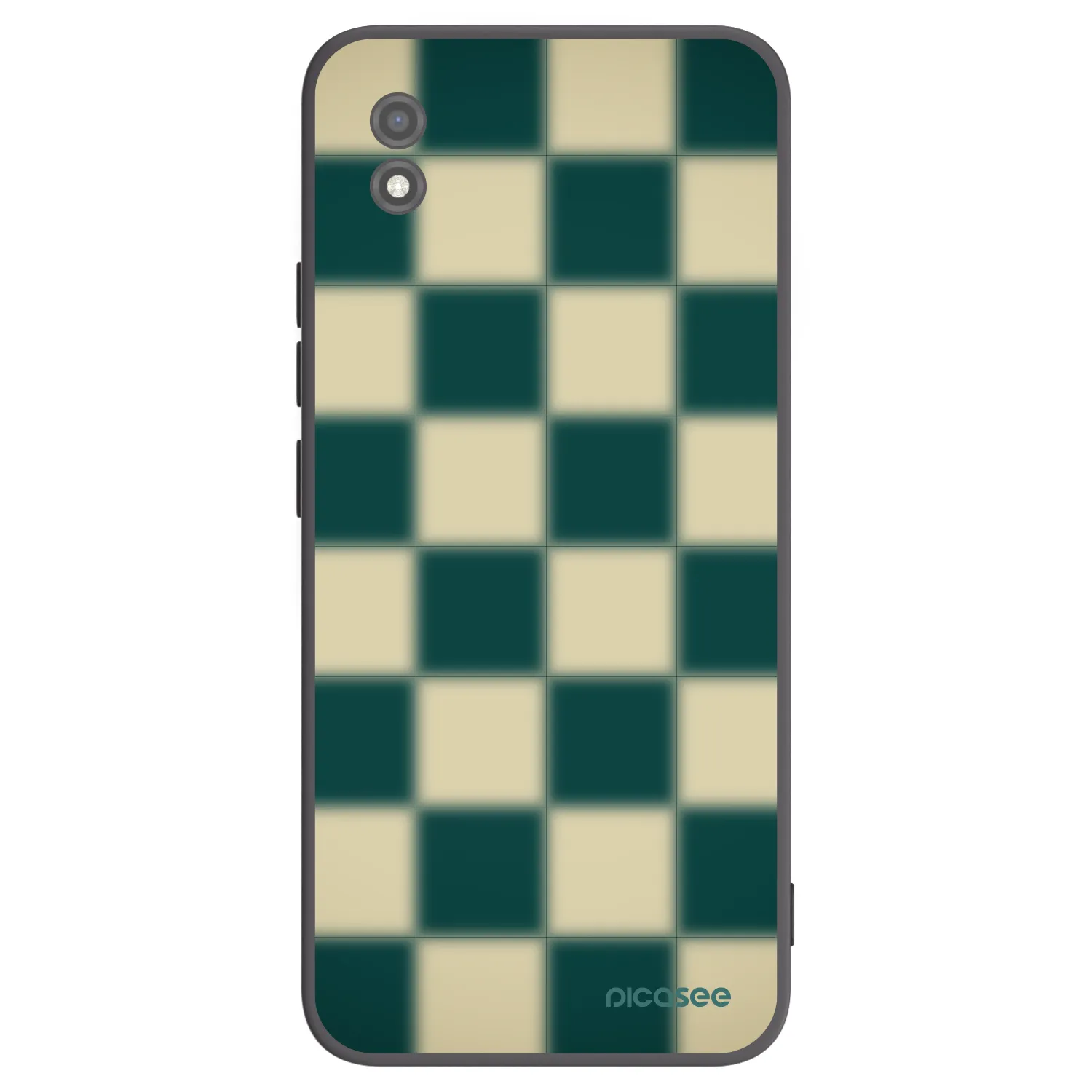 Picasee Realme C11 (2021) Hülle - Schwarzes Silikon - Shadow Chess