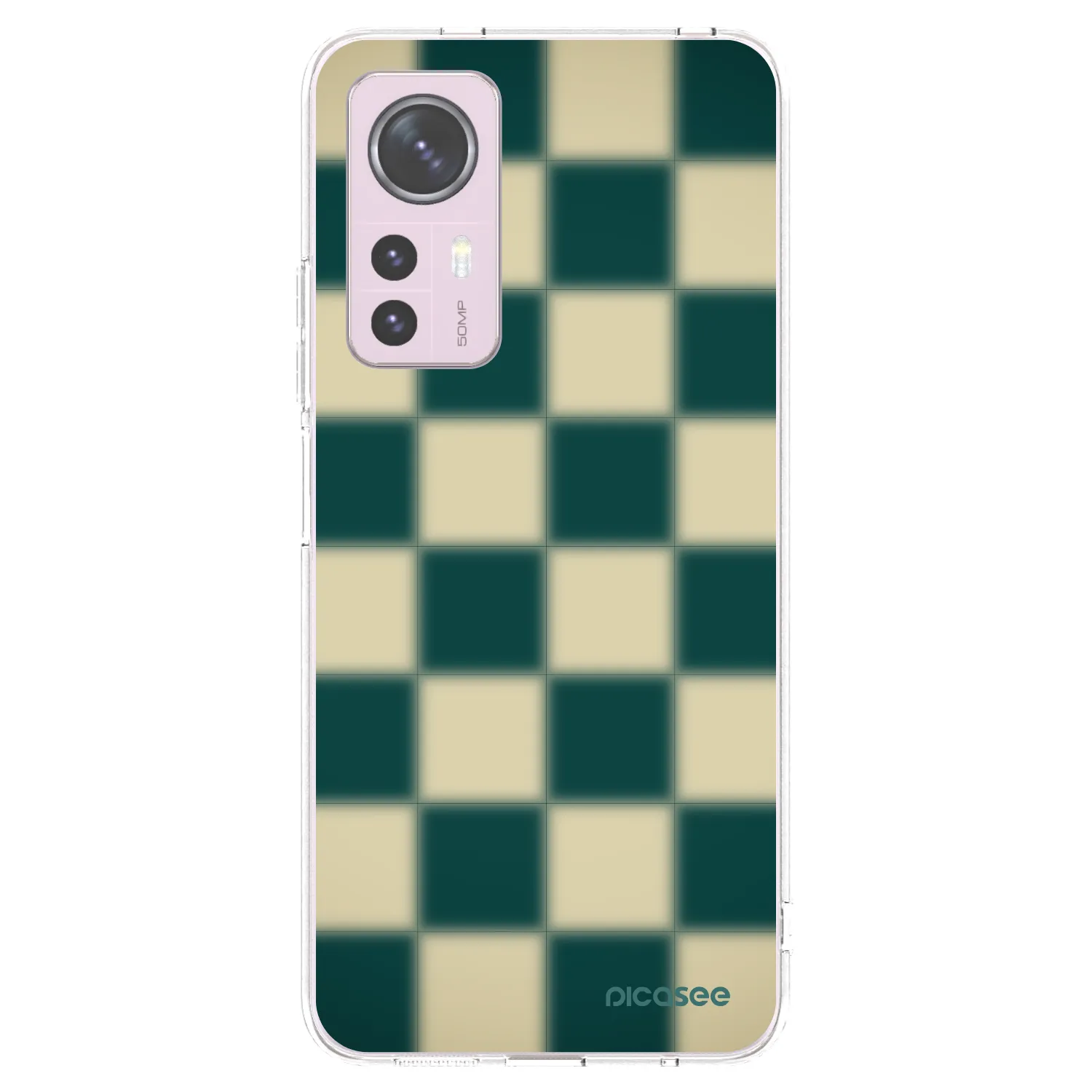 Picasee Xiaomi 12 Hülle - Transparentes Silikon - Shadow Chess