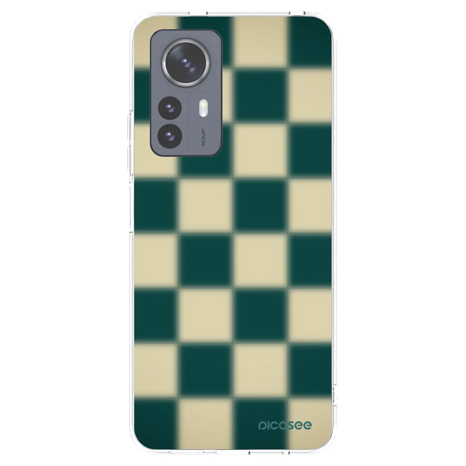 Picasee Xiaomi 12 Pro Hülle - Transparentes Silikon - Shadow Chess