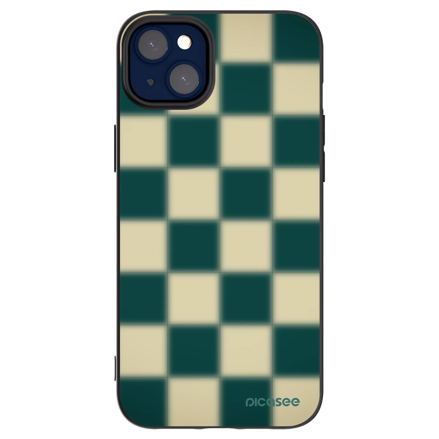 Picasee Apple iPhone 14 Plus Hülle - Schwarzes Silikon - Shadow Chess