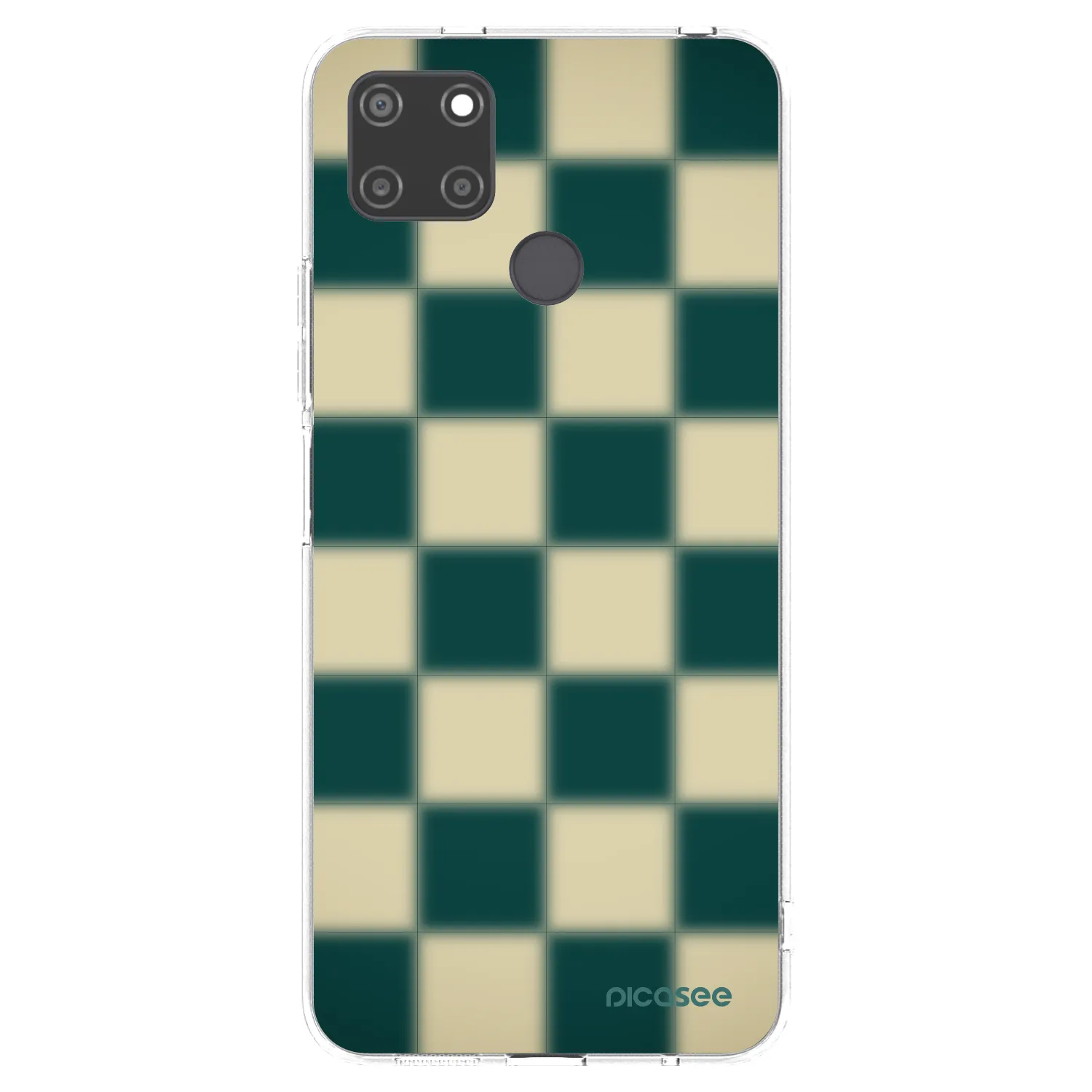 Picasee Realme C21Y Hülle - Transparentes Silikon - Shadow Chess