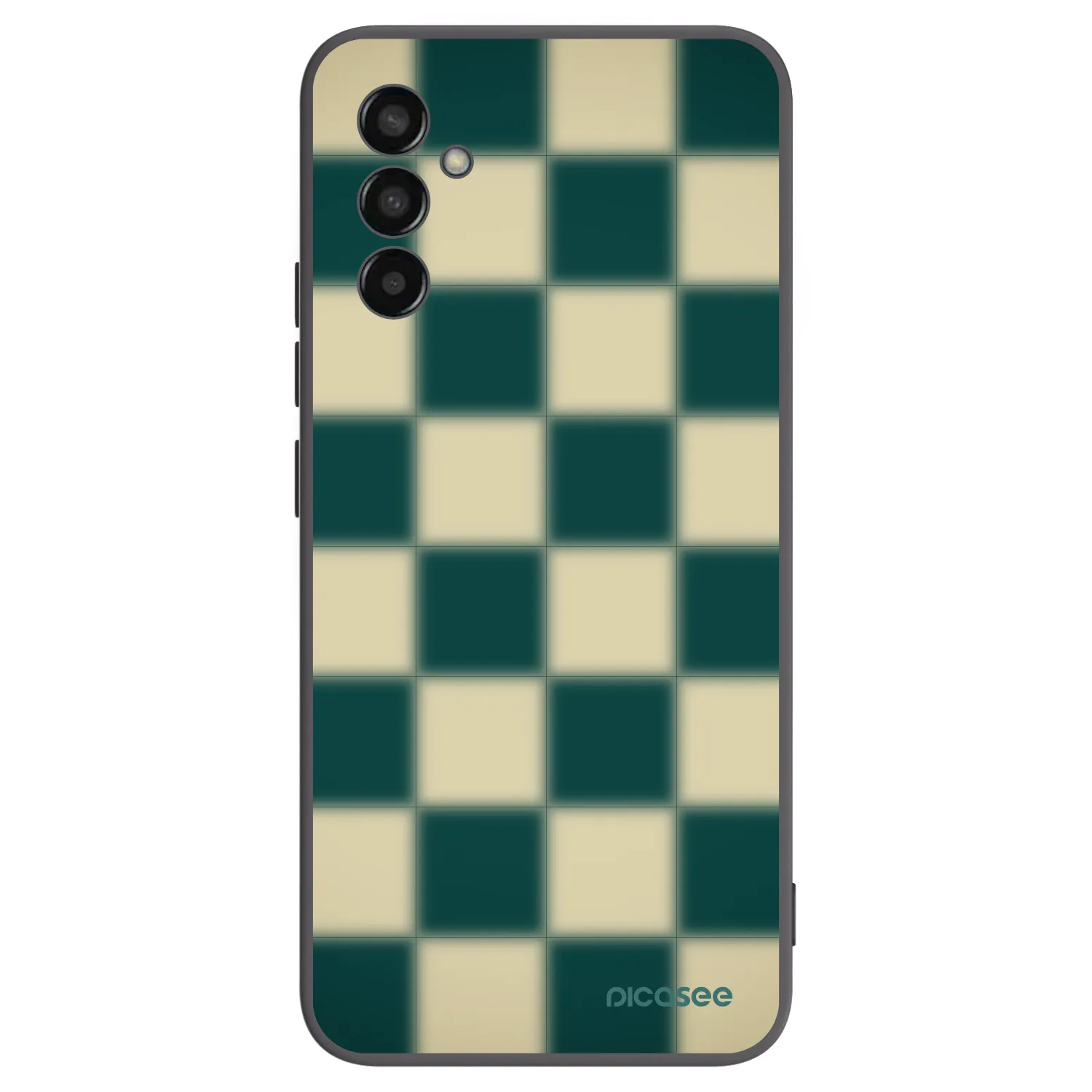 Picasee Samsung Galaxy M13 M135F Hülle - Schwarzes Silikon - Shadow Chess