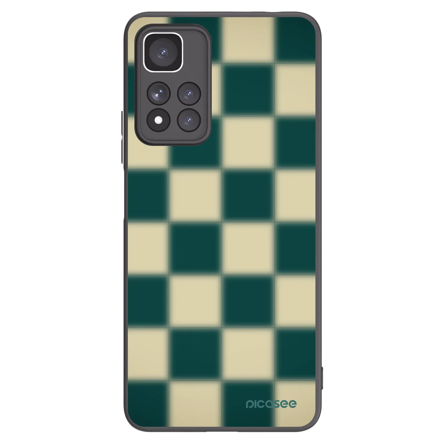 Picasee Xiaomi Redmi Note 11 Pro+ 5G Hülle - Schwarzes Silikon - Shadow Chess