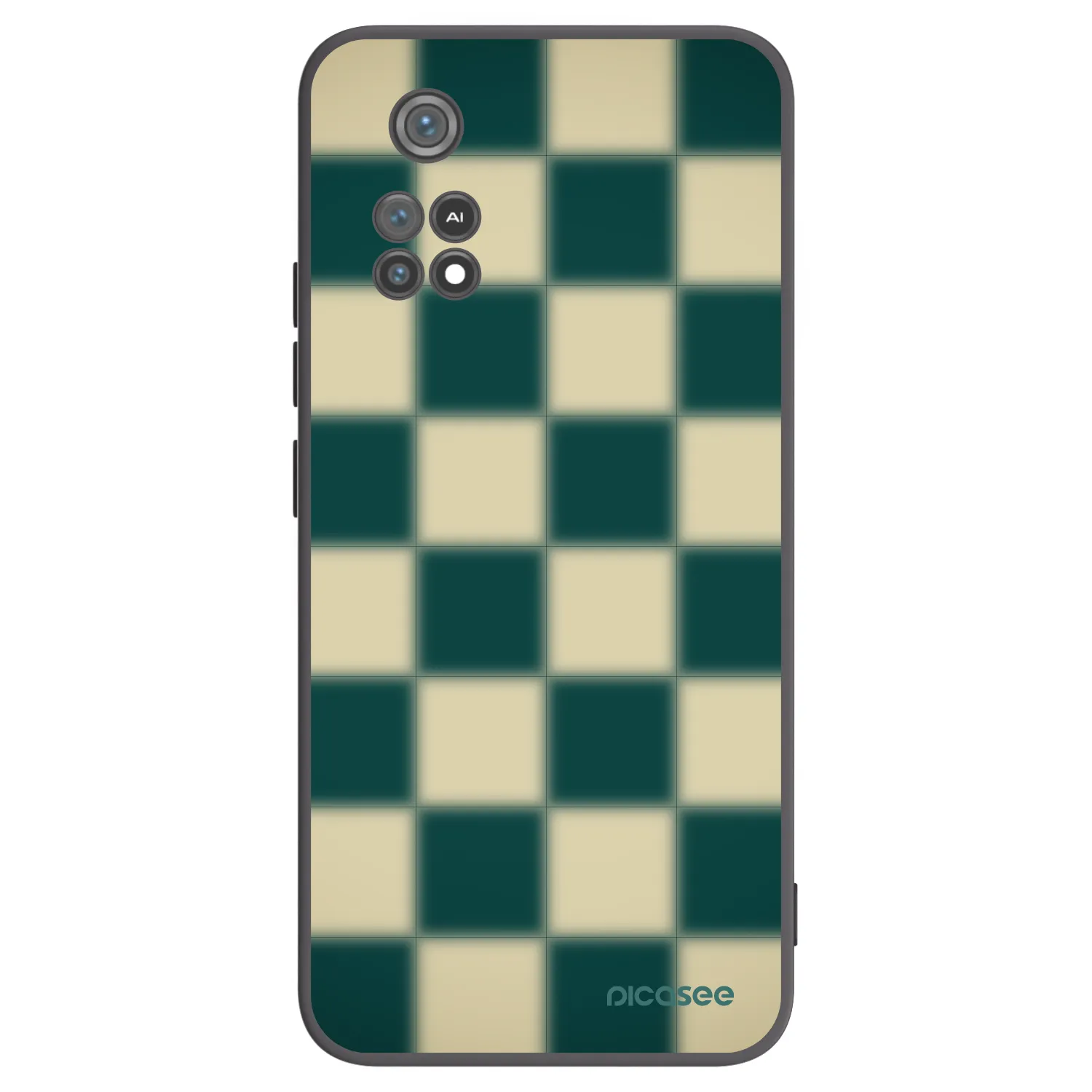 Picasee Xiaomi Poco M4 Pro Hülle - Schwarzes Silikon - Shadow Chess