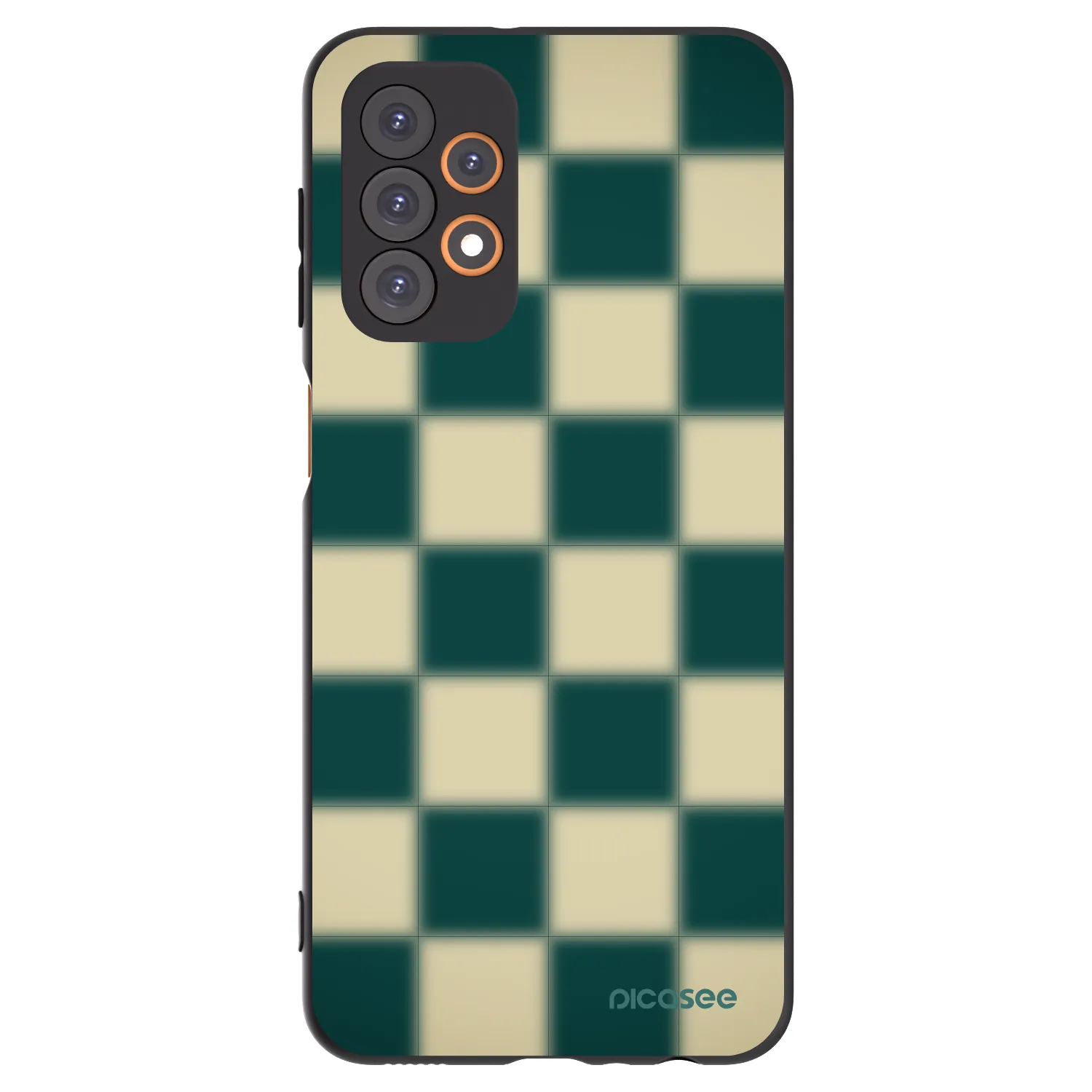 Picasee Samsung Galaxy A23 A235F 4G Hülle - Schwarzes Silikon - Shadow Chess