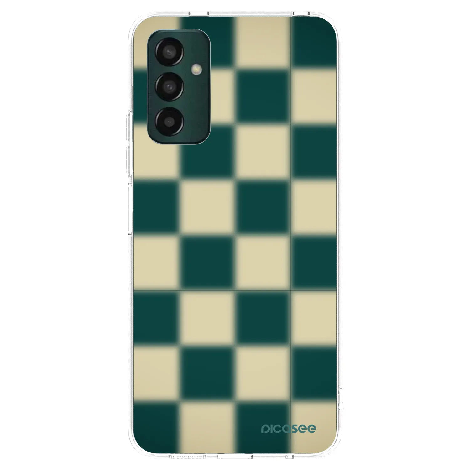 Picasee Samsung Galaxy M23 5G Hülle - Transparentes Silikon - Shadow Chess