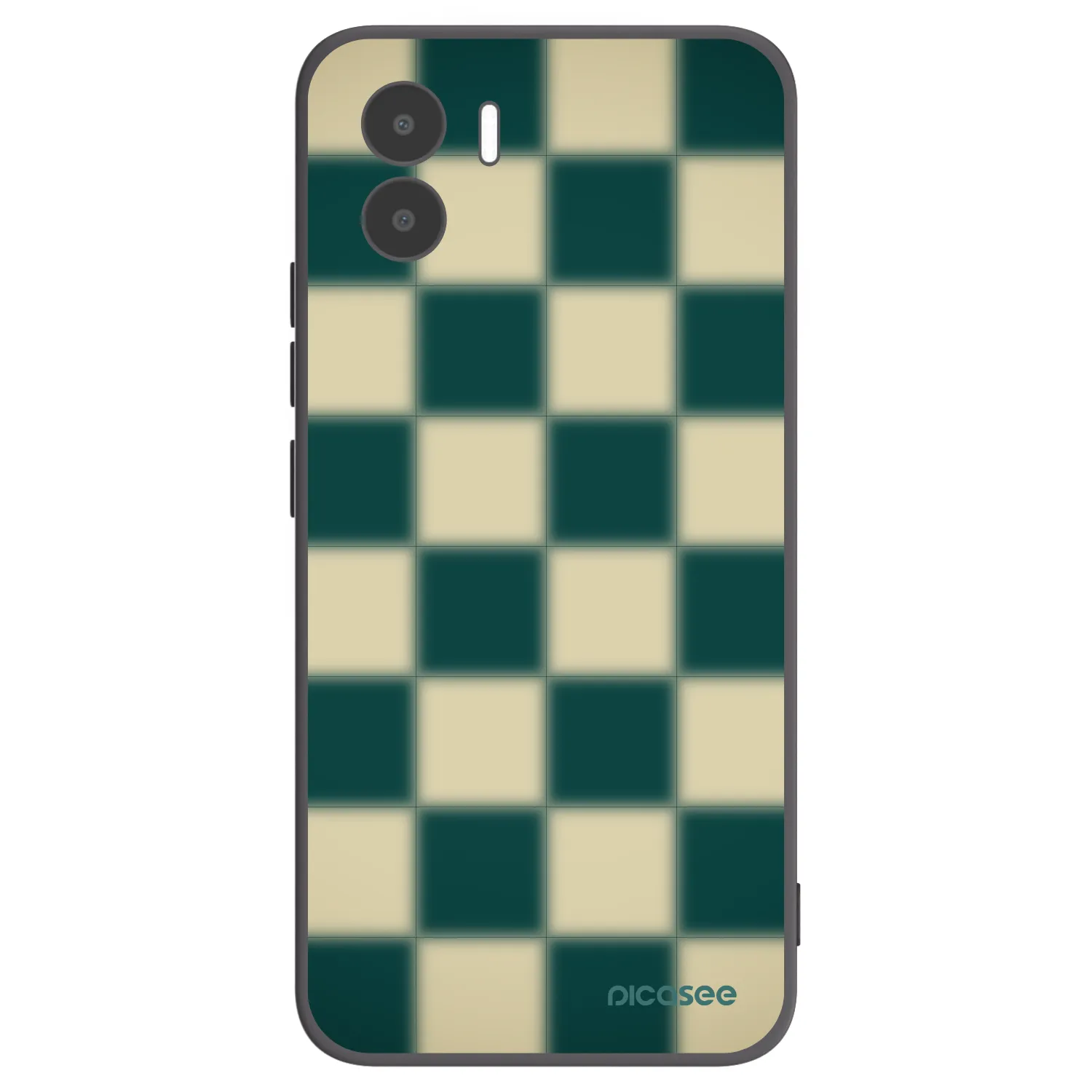 Picasee Xiaomi Redmi A1 Hülle - Schwarzes Silikon - Shadow Chess
