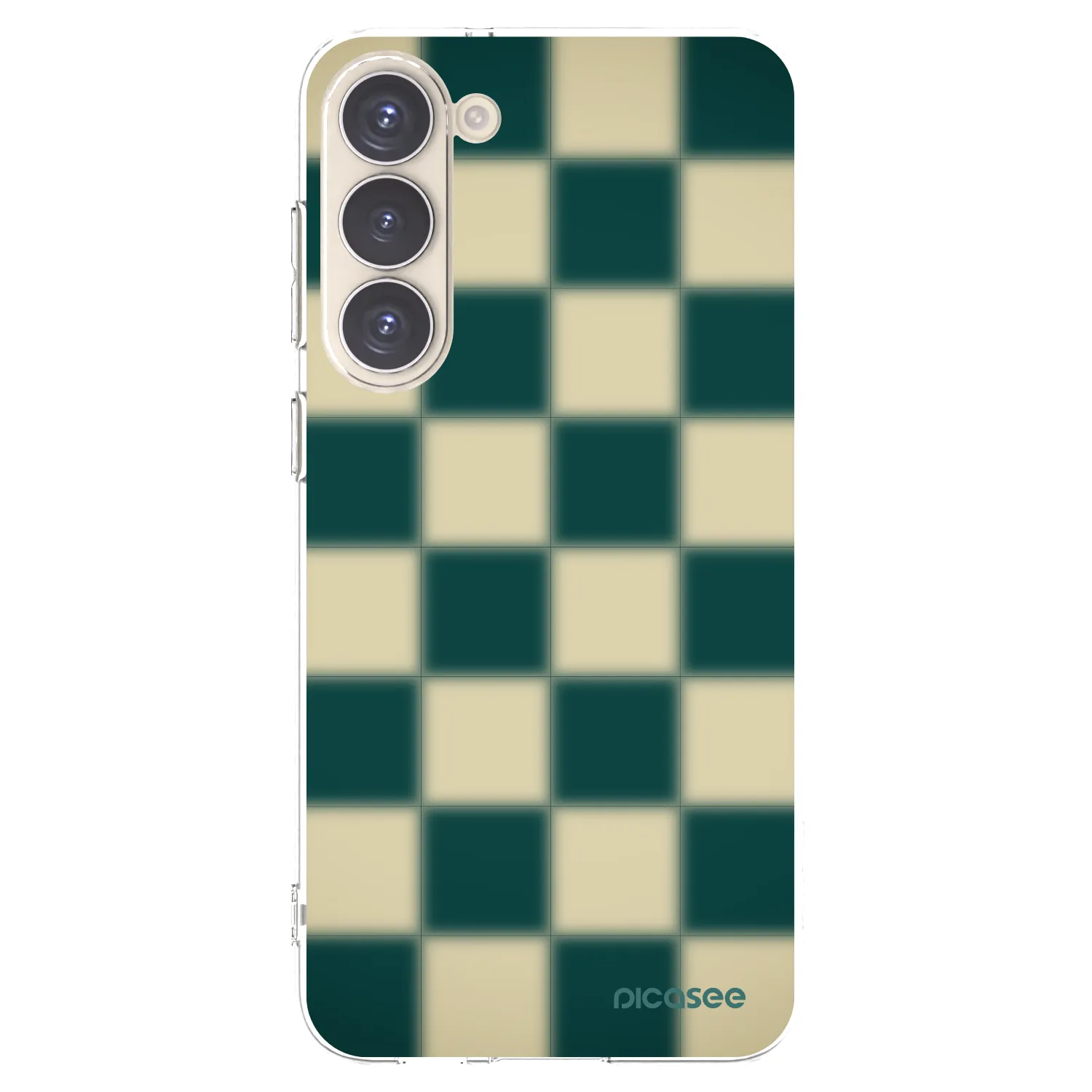 Picasee Samsung Galaxy S23+ 5G Hülle - Transparentes Silikon - Shadow Chess