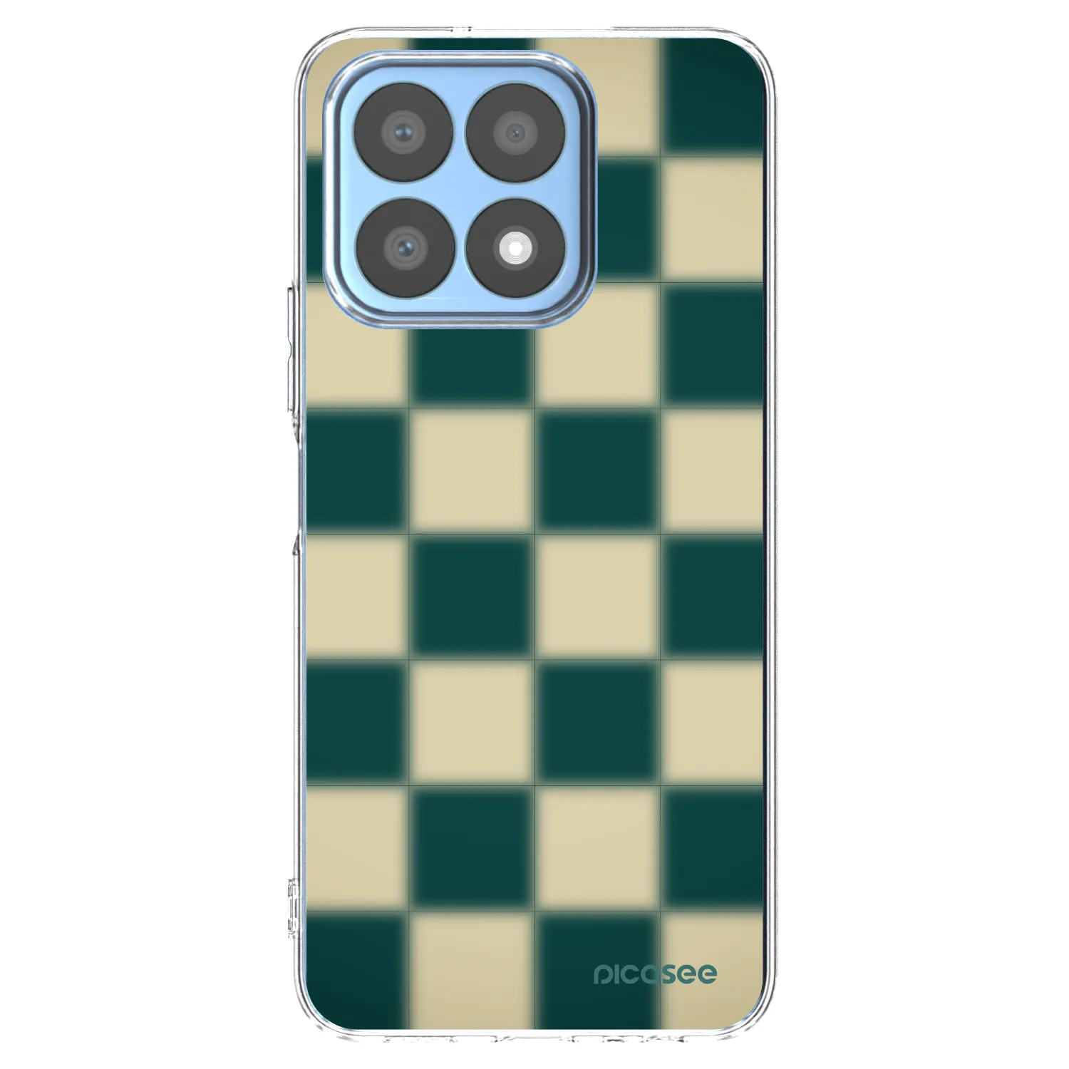 Picasee Honor X8a Hülle - Transparentes Silikon - Shadow Chess